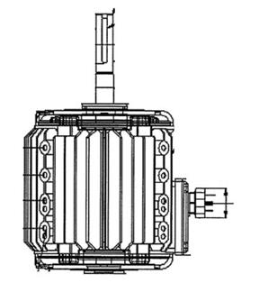 MOT 6P 1KW 100T 380/400V